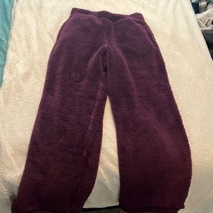 Parade fuzzy wide leg pants, purple